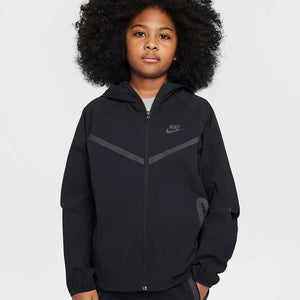 Nike Tech veste tissée noir kids full black