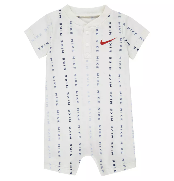 Nike combishort bébé all over white