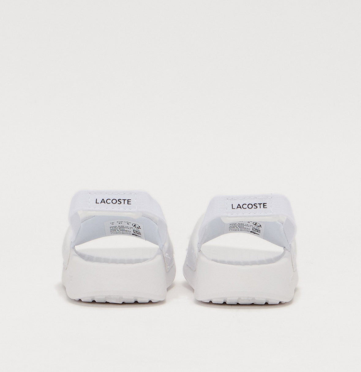 Lacoste sandales bébé slides big Croco « White/black » New 🐊