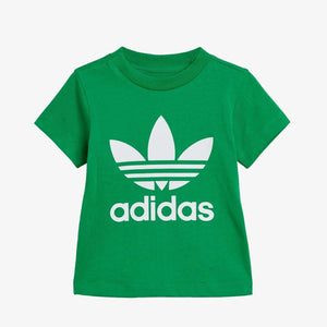 Adidas tee-shirt Trefoil bébé "Lucky green" Vert/Blanc