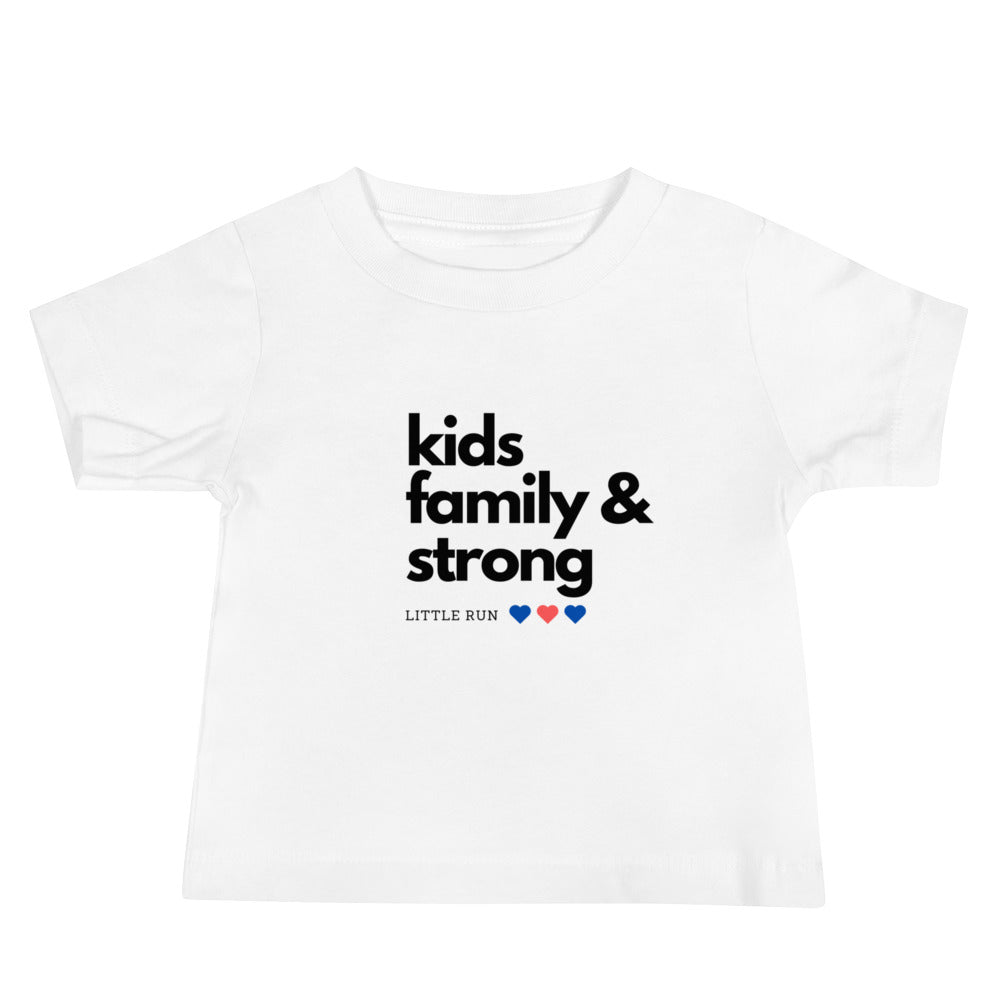 T-shirt Bébé LRS family blanc