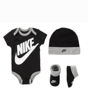 Nike coffret bébé Futura black/grey