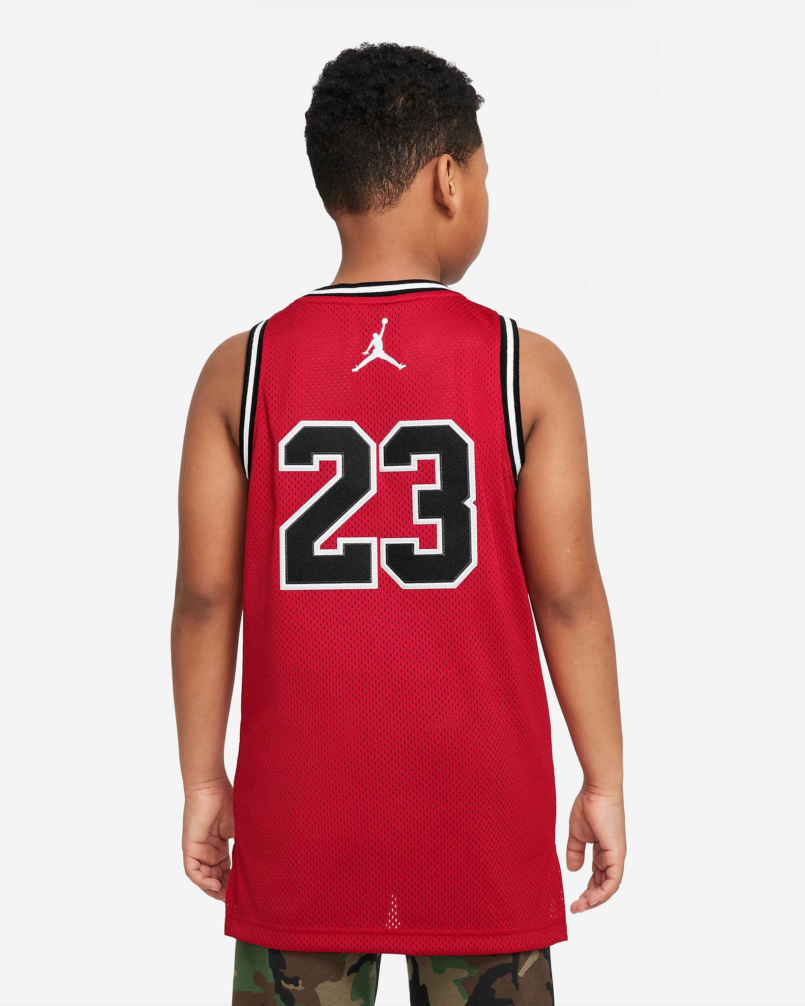 Jordan maillot de basket 23 rouge enfant