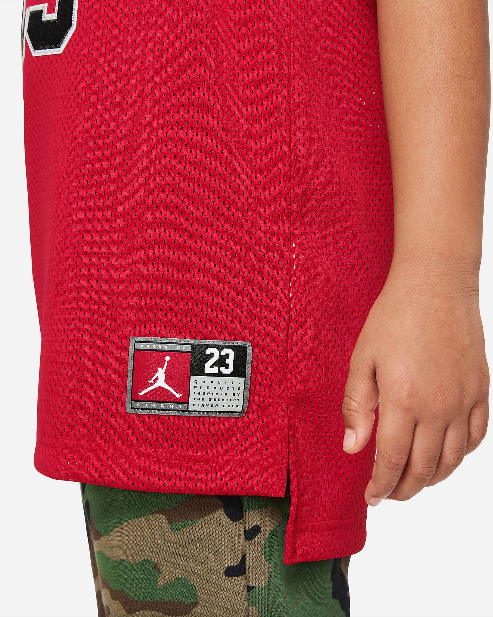 Jordan maillot de basket 23 rouge enfant